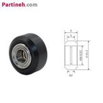 چرخ هرزگرد بلبرینگی 105D پلاستیکی 15.3*9 قطر داخلی 5mm