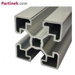 پروفیل صنعتی آلومینیومی ساخت ایران سایز 45 در 45 (mm) سبک شیار 10mm