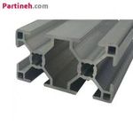 پروفیل شیار دار آلومینیومی 30*60 سبک شیار 8mm
