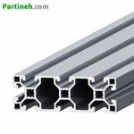 پروفیل شیار دار آلومینیوم 30*90 سبک شیار 8mm