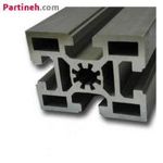 پروفیل صنعتی آلومینیومی ساخت ایران سایز 45 در 60 (mm) سنگین شیار 10mm
