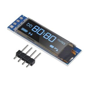 ماژول نمایشگر OLED آبی رنگ 0.91 اینچ دارای ارتباط I2C