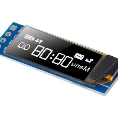 ماژول نمایشگر OLED تک رنگ 0.91 اینچ دارای ارتباط I2C