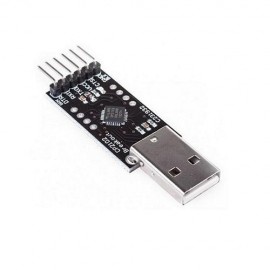 ماژول مبدل USB به سریال (UART) با پین هدر 6 پین بر مبنای چیپ CP2102