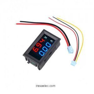 ماژول نمایشگر دیجیتال ولتاژ و جریان 100V-50A DC