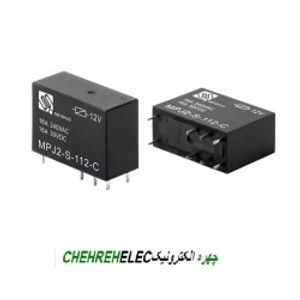 رله 12V تک کنتاکت 8 پين MPJ2-S-16A