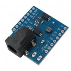 شیلد پاور برد WeMos D1 Mini دارای ورودی ولتاژ 24V-7V