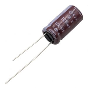 خازن الکترولیتی 1200uF /10V ژاپنی مارک NIPPON