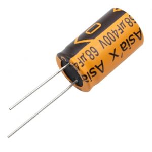 خازن الکترولیتی 68uF / 400V مارک Asiax