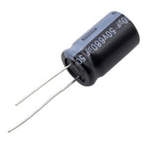 خازن الکترولیتی 680uF / 50V  مارک AISHI