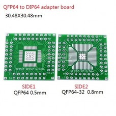 برد تبدیل QFP64 SMD به DIP
