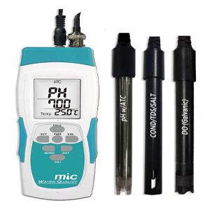 کیفیت سنج pH_DO_EC_COND_TDS_SALT_TEMP مدل 987A3-PCD ساخت کمپانی MIC تایوان