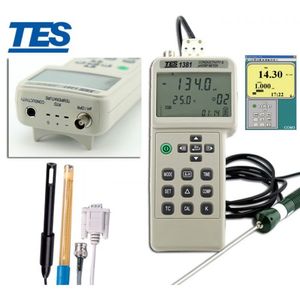 PH/EC/TDS/ORP/C°/Saltمتر- مدل-TES-1381ساخت کمپانیTES تایوان