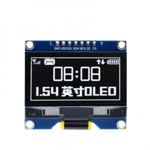 ماژول OLED 1.54 inch SPI سفید رزولیشن 128x64