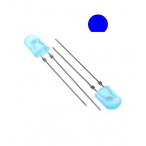 LED اوال آبی 5mm - بسته 10 تایی
