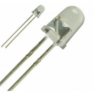 LED سفید شیشه ای - 3mm - بسته 10  تایی