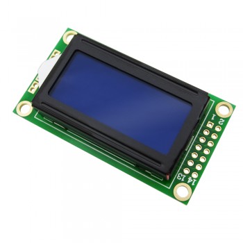 LCD کاراکتری 8*2 بک لایت آبی