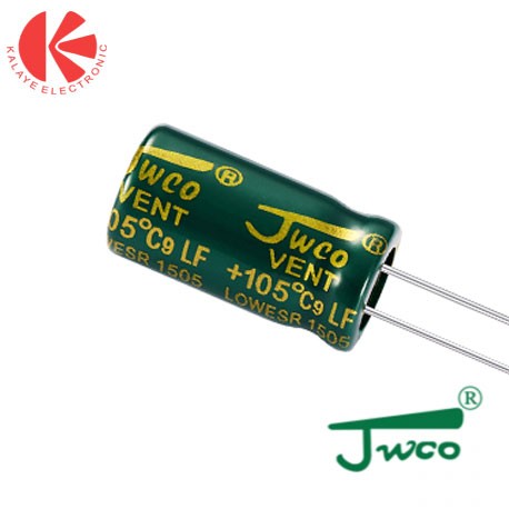 خازن100 میکروفاراد 16ولتLF JWCO بسته 20 عددی