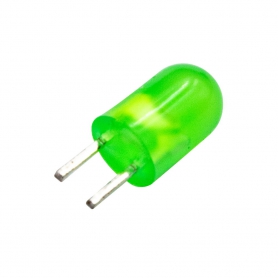 LED سبز مات پایه کوتاه 5mm