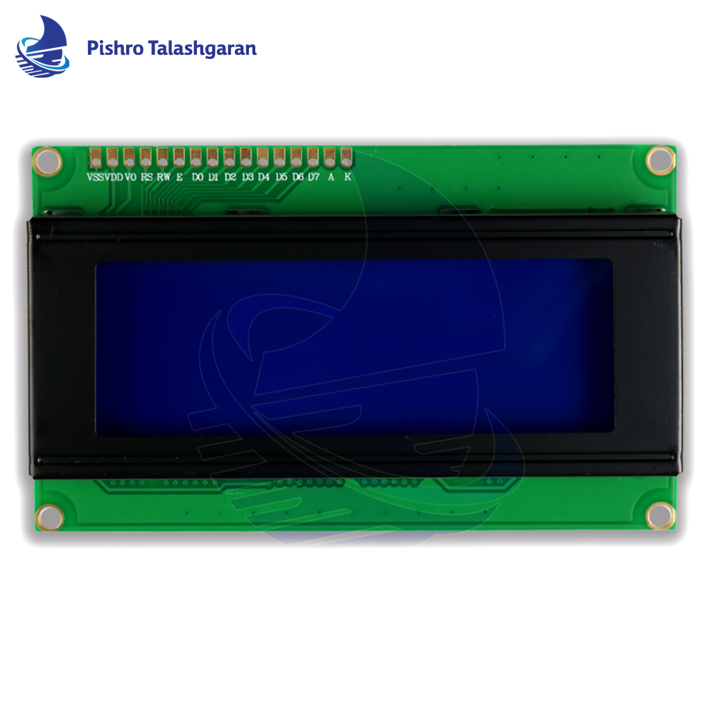 LCD کاراکتری 20*4 آبی