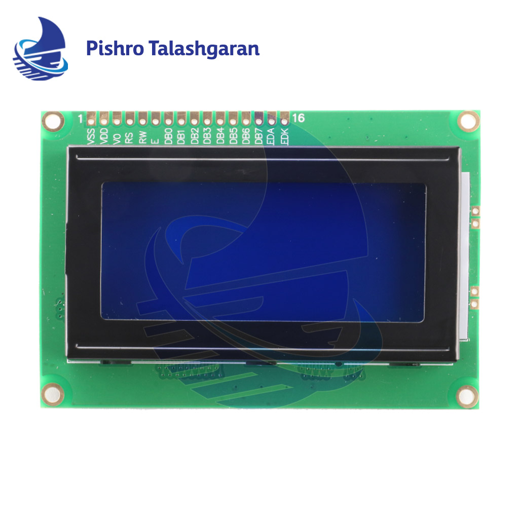 LCD کاراکتری 16*4 آبی