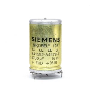 خازن الکترولیتی بدون پلاریته 4700uF / 16V مارک SIEMENS