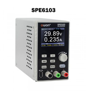 منبع تغذیه SPE6103 تک کانال 60V/10A DC