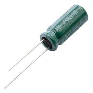 خازن الکترولیتی امپدانس پایین 1200uF / 10V تایوانی مارک TAICON سری HD طول عمر 5000Hrs