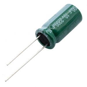 خازن الکترولیتی امپدانس پایین 2200uF / 10V تایوانی مارک TAICON سری HD طول عمر 5000Hrs