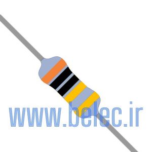 مقاومت 30 اهم 0.125 وات