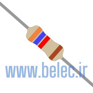 مقاومت 3.6 کیلو اهم یک درصد