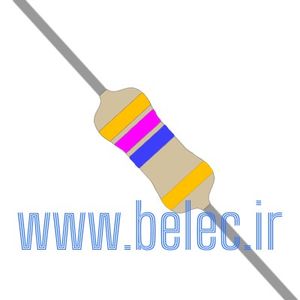 مقاومت 47 مگا اهم 1/4 وات