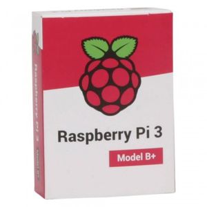 بورد رزبری پای +Raspberry Pi 3 B - مدل +B بی پلاس (اورجینال - ساخت انگلستان UK)