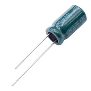 خازن الکترولیتی امپدانس پایین 470uF / 16V تایوانی مارک TAICON سری PW طول عمر 5000Hrs