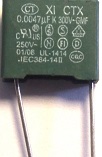 4.7nf-300v MKT (خازن 4.7 نانو فاراد 300 ولت MKT )