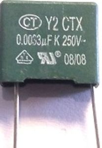 3.3nf-250v MKT (خازن 3.3 نانو فاراد 250 ولت MKT )