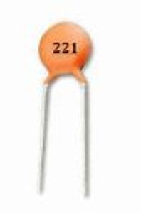 Capacitor 220PF(خازن عدسی 220 پیکوفاراد)