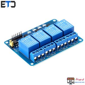 ماژول رله 5 ولت چهار کانال Relay Module