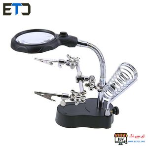 گیره مونتاژ ذره بین دار با پایه هویه TE-801