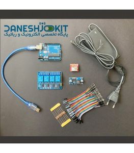 کیت کنترل وسایل برقی با تماس تلفنی DTMF ماژول Sim800
