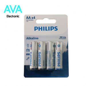 باتری قلمی Alkaline فیلیپس بسته 4 عددی