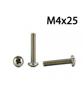 بسته 20 عددی پیچ فلزی M4x25 مناسب برای رباتیک