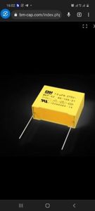 1mf capacitor bm brand mkp