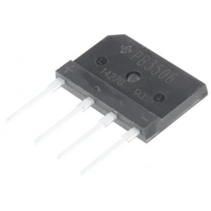 پل دیود 35A-600V تخت شانه ای PB3506 مارک VISHAY