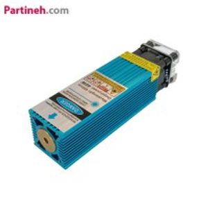 ماژول لیزر 12 ولت 40 وات 450 نانومتر فوکوس ثابت به همراه عینک محافظ