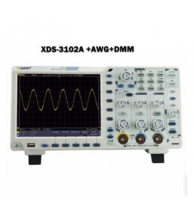 اسیلوسکوپ دیجیتال سری XDS-3102A  +AWG +DMM
