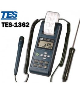 ترمو رطوبت سنج پرینتردار مدل TES-1362