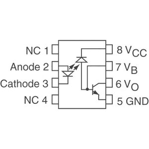 6N136SD SOP-8 اپتوکوپلر