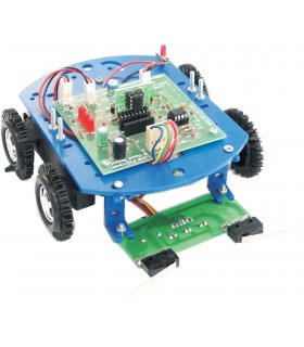 کیت آموزشی چهار ربات با کنترلر آنالوگ (مسیریاب - حل ماز - آتش یاب - تعقیب صدا) مدل روبونو 2