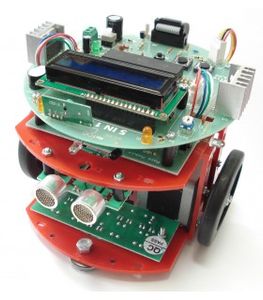 کیت پنج ربات دریک ربات مدل NAR 119 با تراشه ATMEGA32